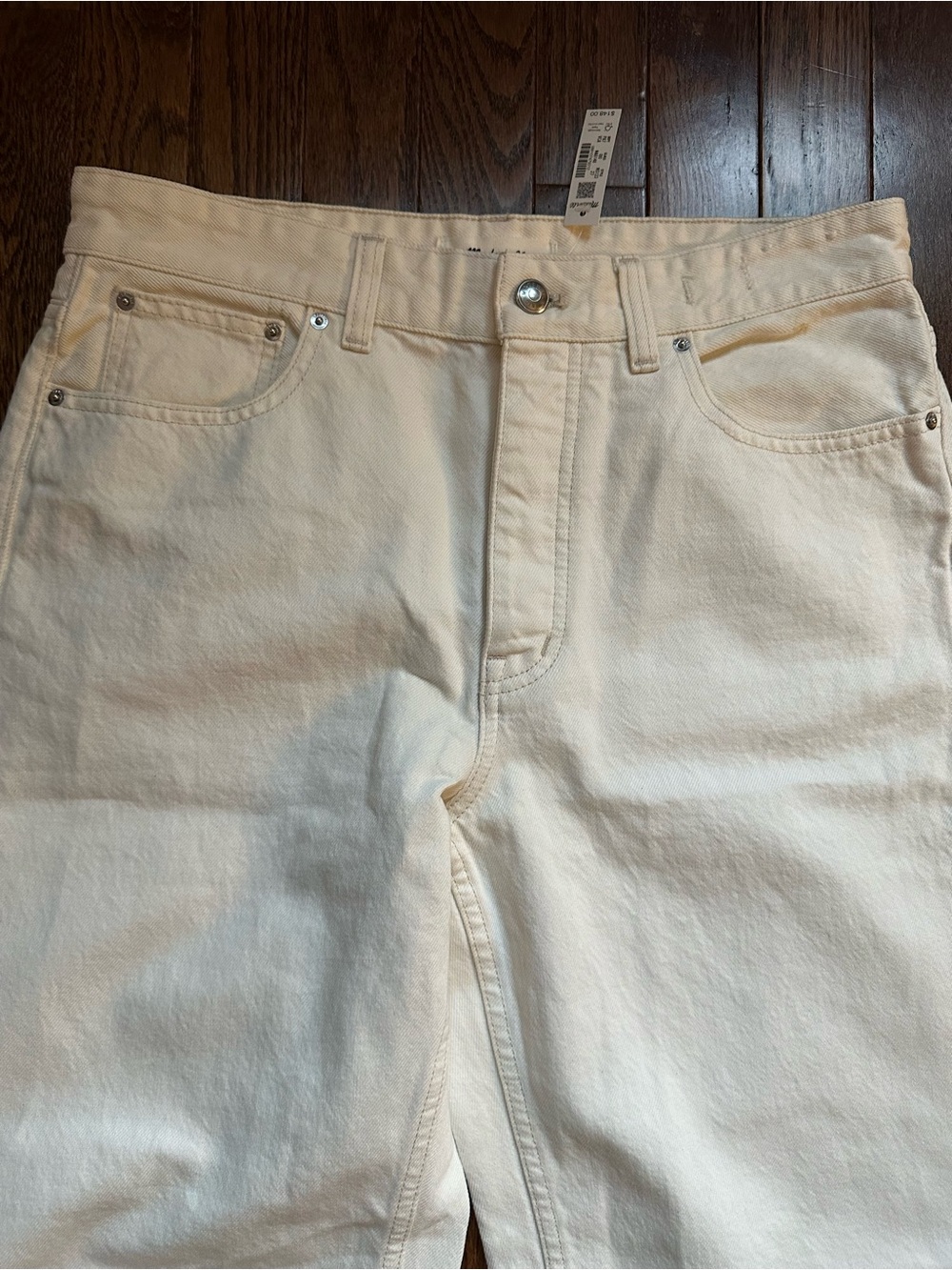 NWT Madewell Darted Barrel-Leg Jean Vintage Canvas 27 - Picture 5 of 15